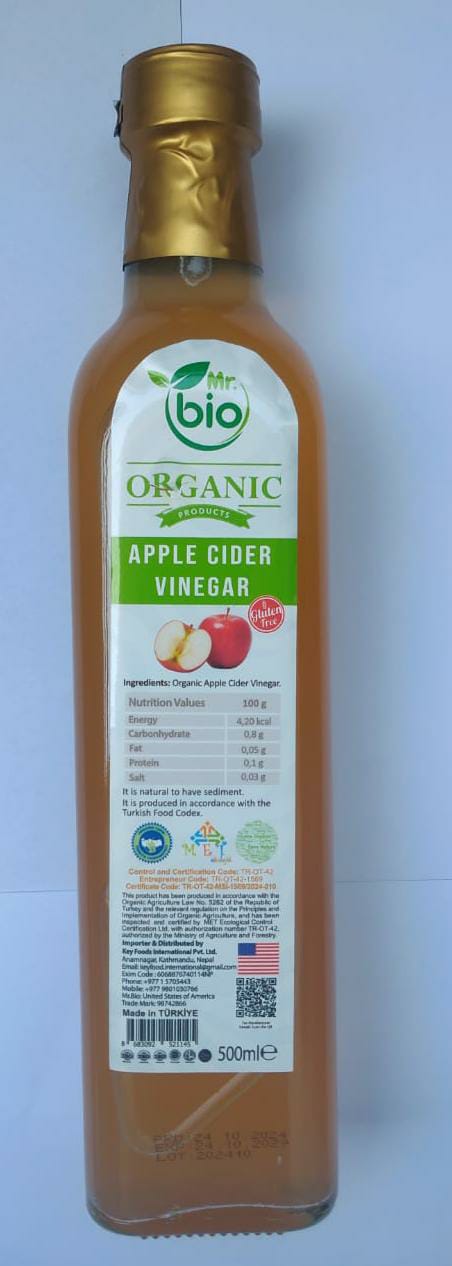 Mr. Bio Organic Apple Cider Vinegar 500 ml